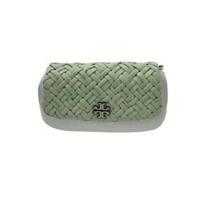 TBC11: TORY BURCH WOVEN LEATHER CLUTCH ✨